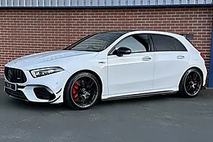 Used 2021 Mercedes-Benz AMG A45 A45 S Plus White - Interior and Exterior details 20