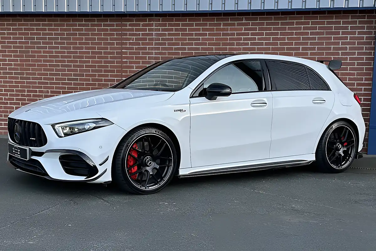 Used 2021 Mercedes-Benz AMG A45 A45 S Plus White - Interior and Exterior details 20