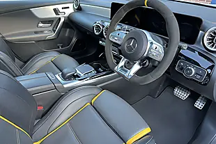 Used 2021 Mercedes-Benz AMG A45 A45 S Plus White - Interior and Exterior details 3