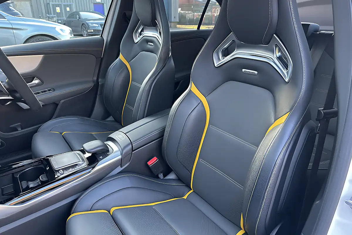 Used 2021 Mercedes-Benz AMG A45 A45 S Plus White - Interior and Exterior details 6