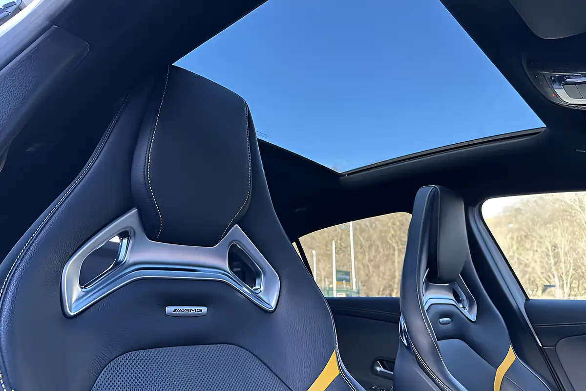 Used 2021 Mercedes-Benz AMG A45 A45 S Plus White - Interior and Exterior details 8