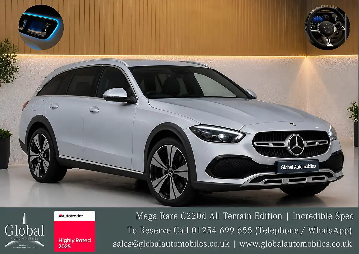 Used 2021 Mercedes-Benz C-Class All-Terrain High Tech Silver - Front View