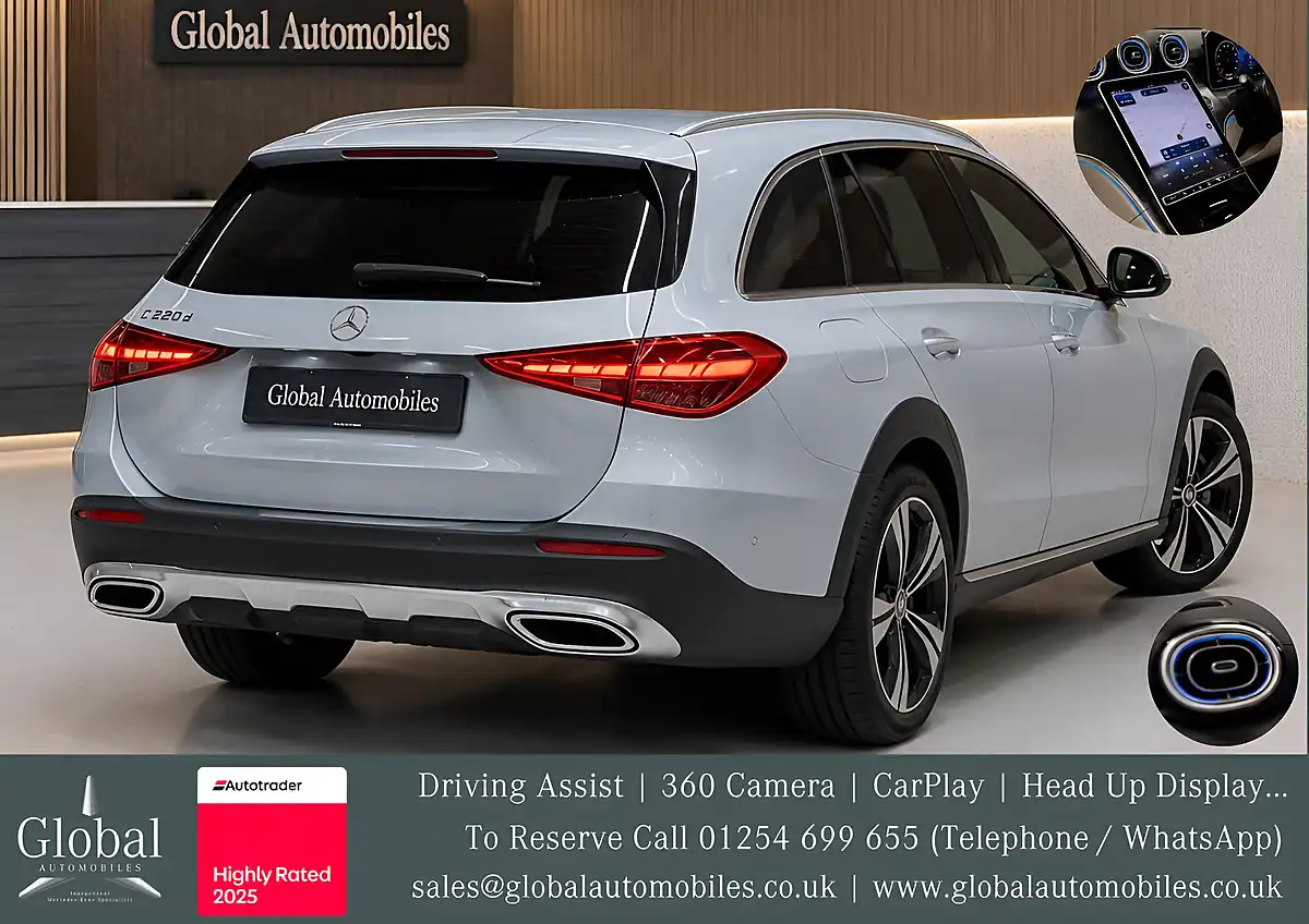 Used 2021 Mercedes-Benz C-Class All-Terrain High Tech Silver - Interior and Exterior details 3