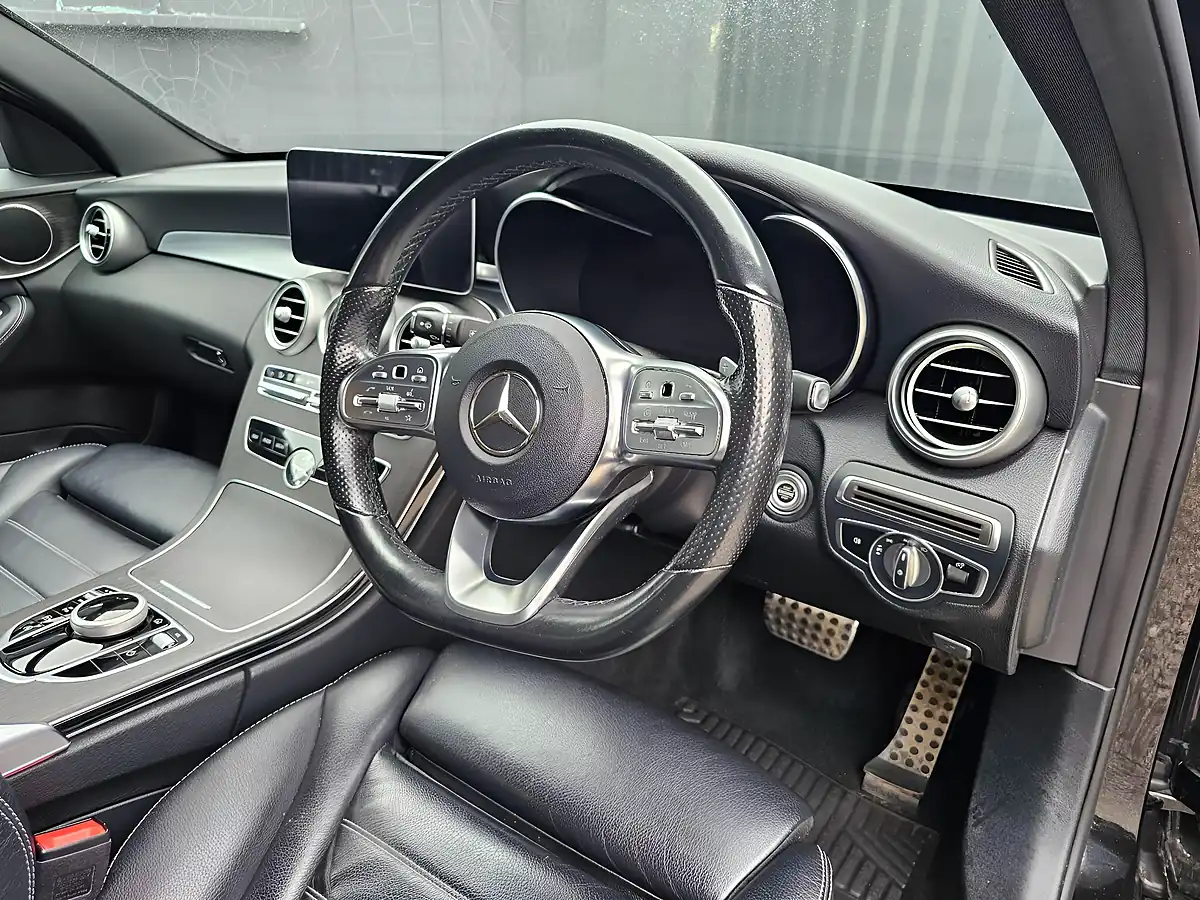 Used 2021 Mercedes-Benz C Class AMG Line Edition Black - Interior and Exterior details 6