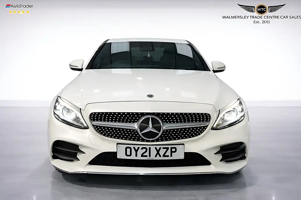 Used 2021 Mercedes-Benz C Class AMG Line Edition (premium) White - Interior and Exterior details 3