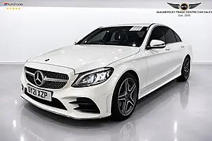 Used 2021 Mercedes-Benz C Class AMG Line Edition (premium) White - Interior and Exterior details 4