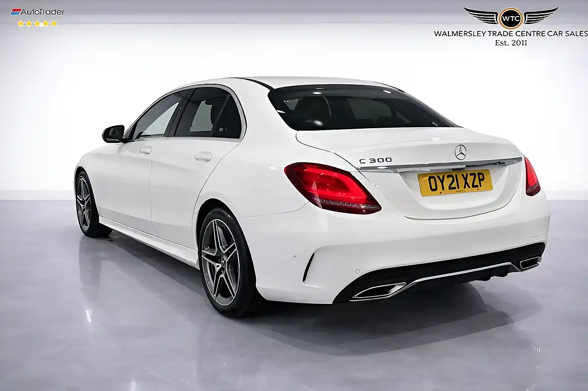 Used 2021 Mercedes-Benz C Class AMG Line Edition (premium) White - Interior and Exterior details 6