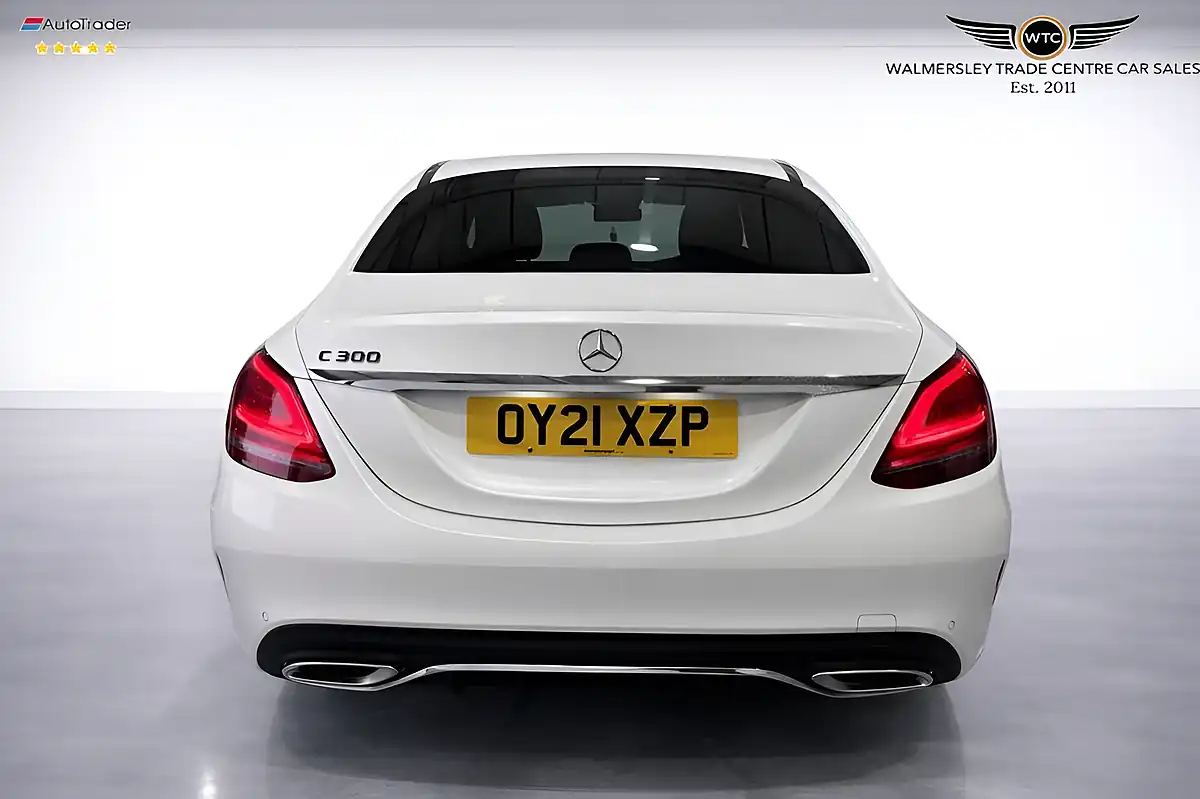 Used 2021 Mercedes-Benz C Class AMG Line Edition (premium) White - Interior and Exterior details 7
