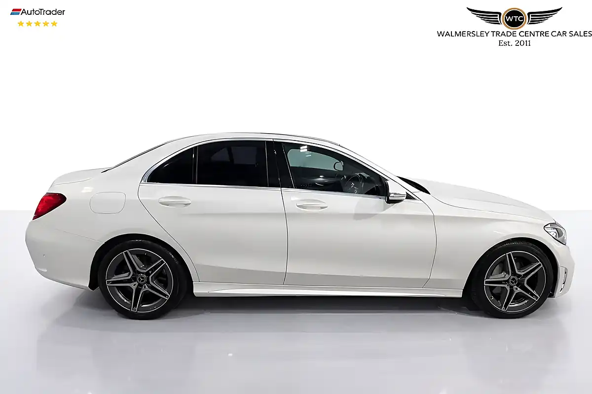 Used 2021 Mercedes-Benz C Class AMG Line Edition (premium) White - Interior and Exterior details 9