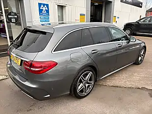 Used 2021 Mercedes-Benz C-Class AMG Line Grey - Interior and Exterior details 2