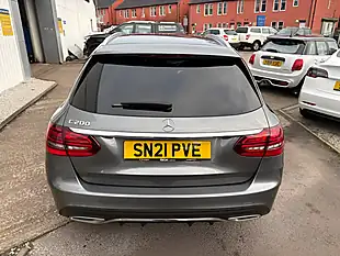 Used 2021 Mercedes-Benz C-Class AMG Line Grey - Interior and Exterior details 3