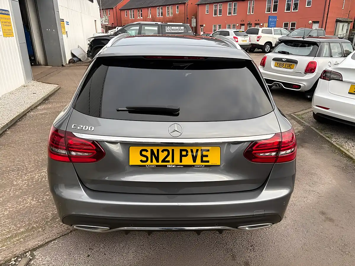 Used 2021 Mercedes-Benz C-Class AMG Line Grey - Interior and Exterior details 3