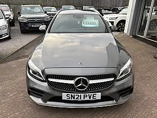Used 2021 Mercedes-Benz C-Class AMG Line Grey - Interior and Exterior details 6