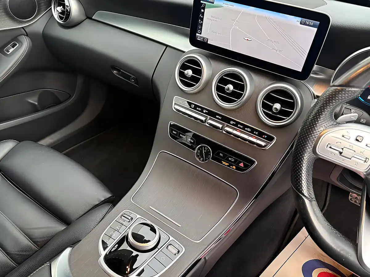 Used 2021 Mercedes-Benz C-Class AMG Line Grey - Interior and Exterior details 9