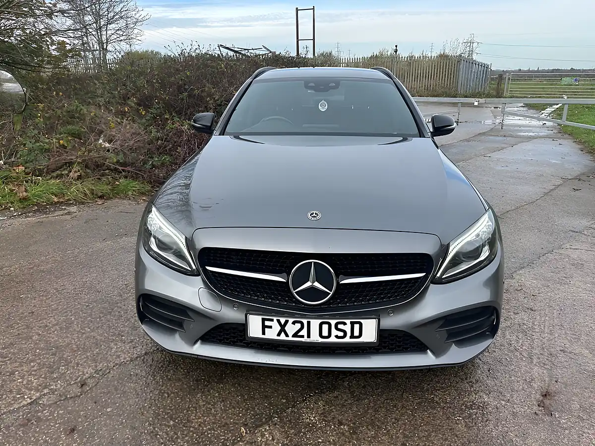 Used 2021 Mercedes-Benz C-Class AMG Line Night Edition (premium) Grey - Interior and Exterior details 3