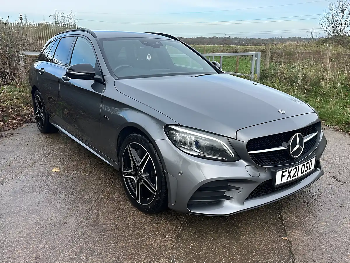 Used 2021 Mercedes-Benz C-Class AMG Line Night Edition (premium) Grey - Interior and Exterior details 5