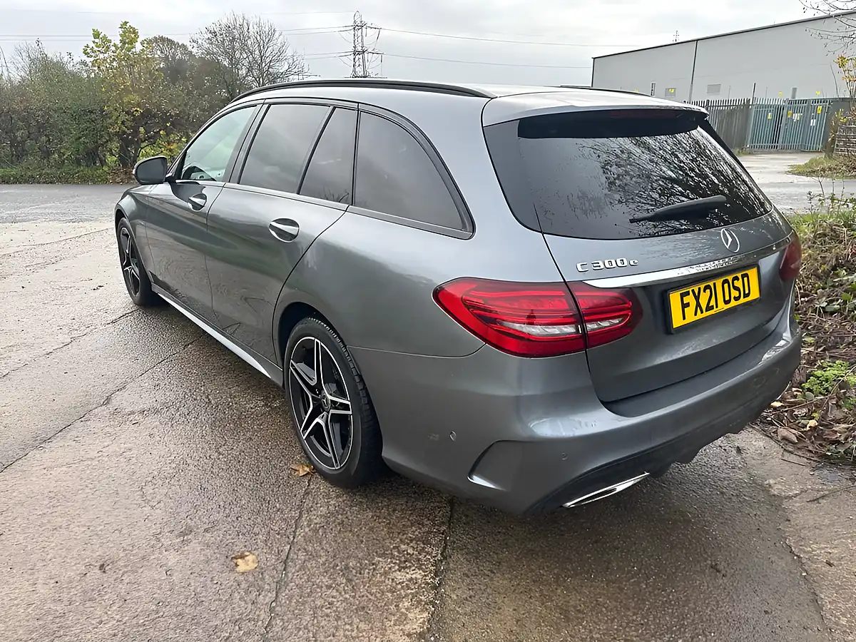 Used 2021 Mercedes-Benz C-Class AMG Line Night Edition (premium) Grey - Interior and Exterior details 9