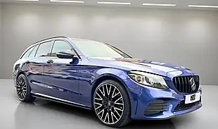 Used 2021 Mercedes-Benz C Class AMG Line Night Edition Premium Plus Blue - Interior and Exterior details 3