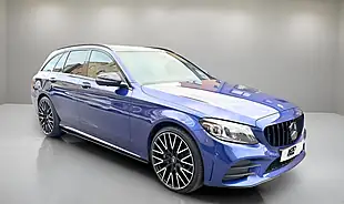 Used 2021 Mercedes-Benz C Class AMG Line Night Edition Premium Plus Blue - Interior and Exterior details 5