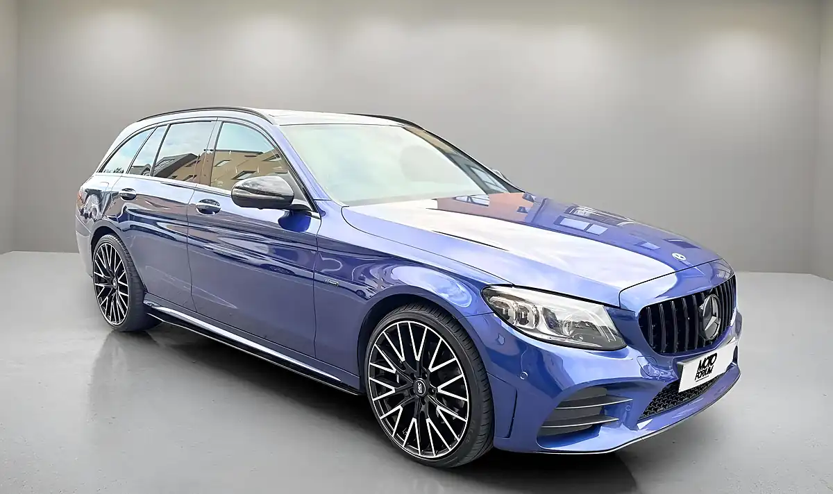 Used 2021 Mercedes-Benz C Class AMG Line Night Edition Premium Plus Blue - Interior and Exterior details 5