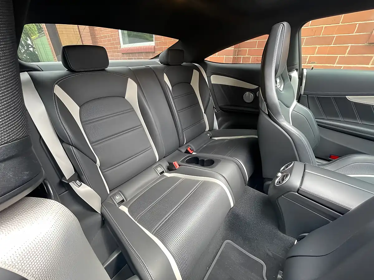 Used 2021 Mercedes-Benz C Class Night Edition Premium Plus White - Interior and Exterior details 17
