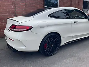 Used 2021 Mercedes-Benz C Class Night Edition Premium Plus White - Interior and Exterior details 5