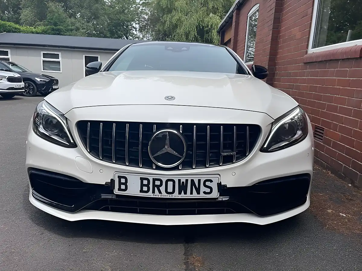 Used 2021 Mercedes-Benz C Class Night Edition Premium Plus White - Interior and Exterior details 6