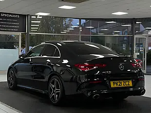 Used 2021 Mercedes-Benz Cla AMG Coupe Black - Interior and Exterior details 10