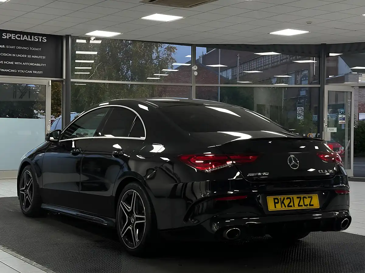 Used 2021 Mercedes-Benz Cla AMG Coupe Black - Interior and Exterior details 10