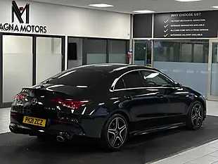 Used 2021 Mercedes-Benz Cla AMG Coupe Black - Interior and Exterior details 11