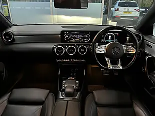 Used 2021 Mercedes-Benz Cla AMG Coupe Black - Interior and Exterior details 13