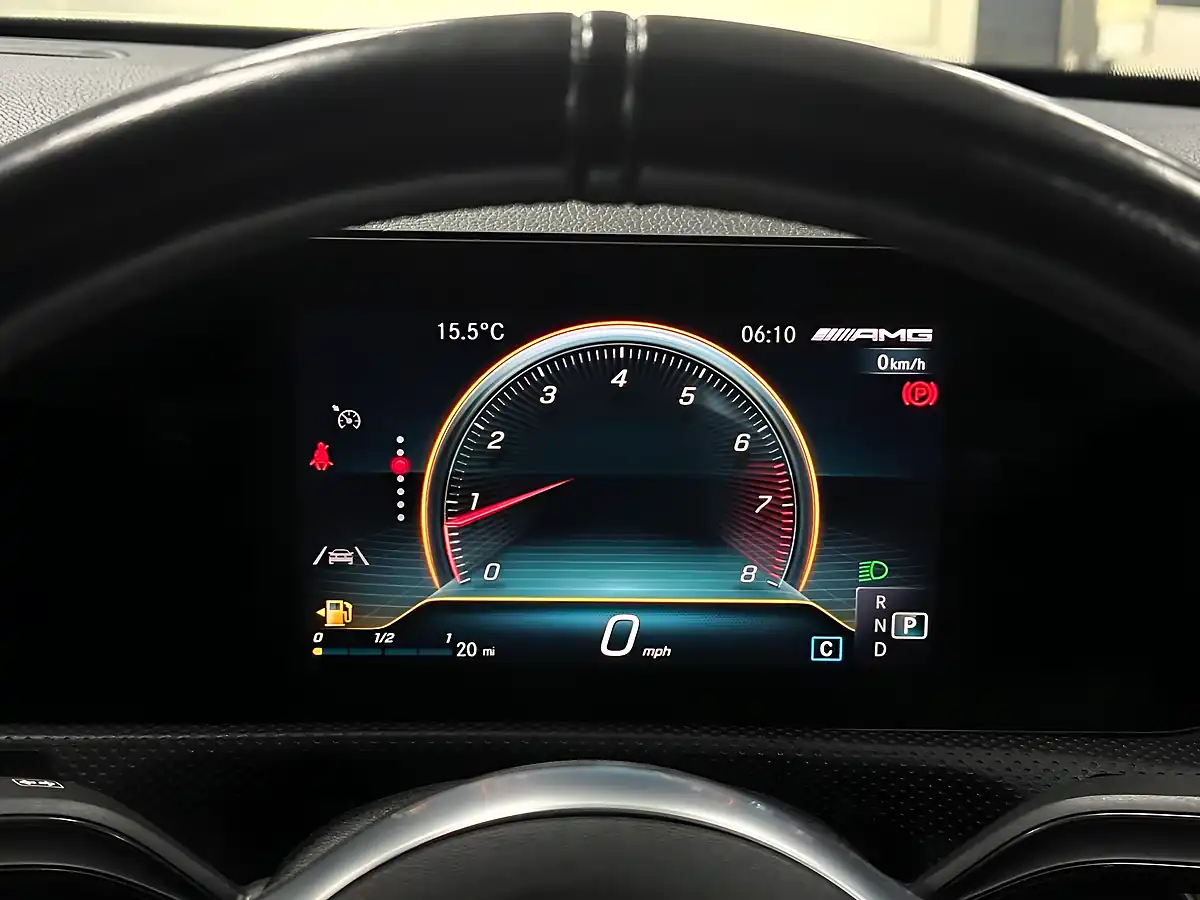 Used 2021 Mercedes-Benz Cla AMG Coupe Black - Interior and Exterior details 16