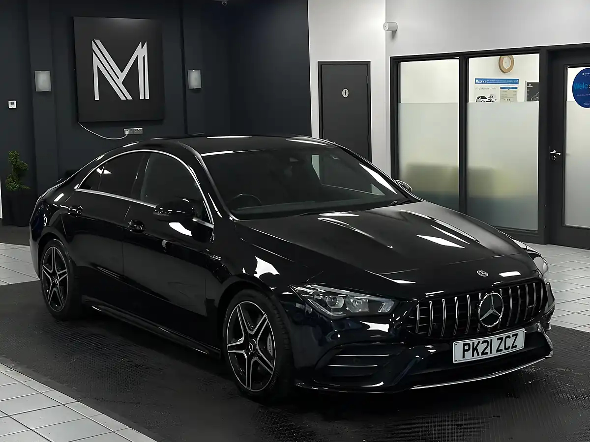 Used 2021 Mercedes-Benz Cla AMG Coupe Black - Interior and Exterior details 2