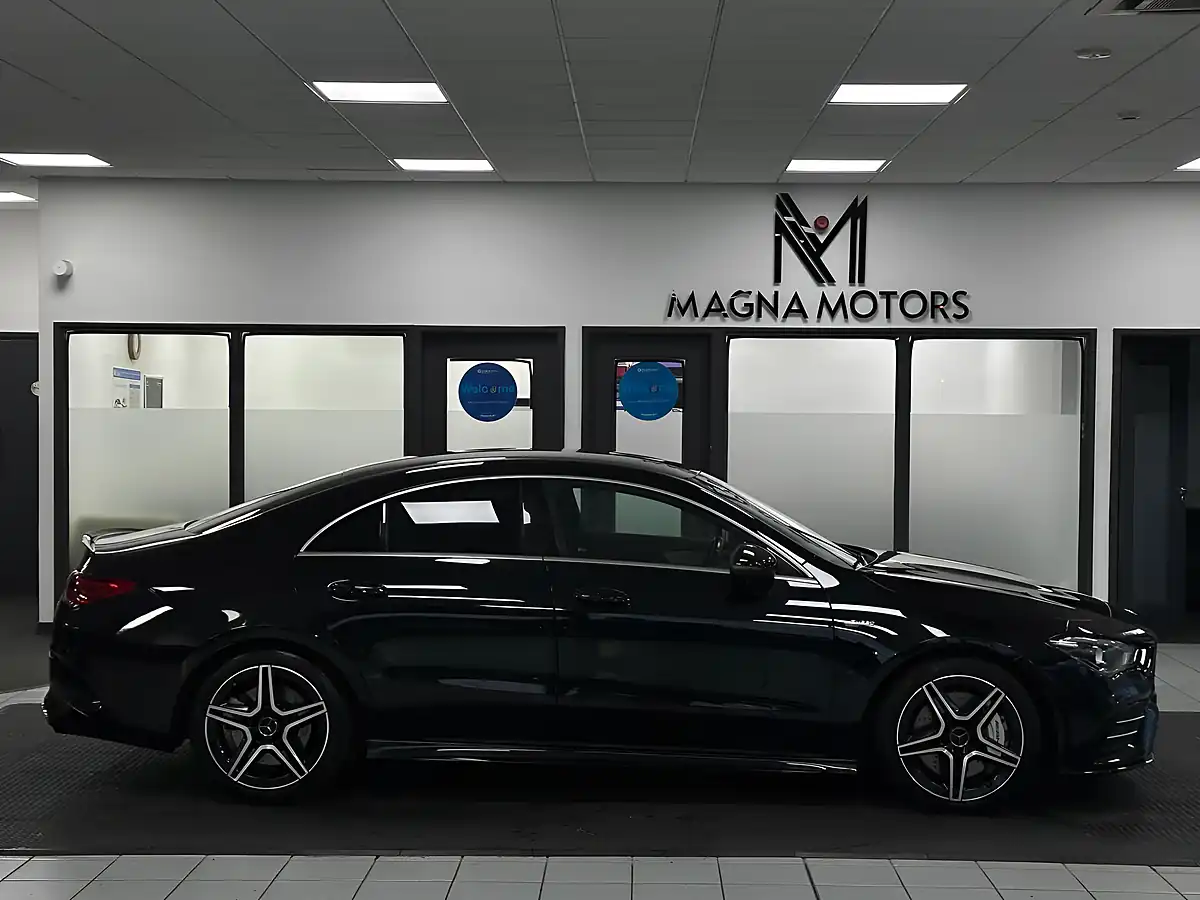 Used 2021 Mercedes-Benz Cla AMG Coupe Black - Interior and Exterior details 4