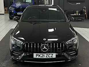 Used 2021 Mercedes-Benz Cla AMG Coupe Black - Interior and Exterior details 5