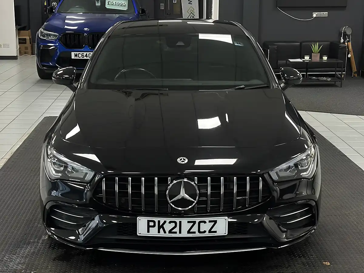Used 2021 Mercedes-Benz Cla AMG Coupe Black - Interior and Exterior details 5
