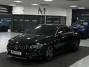 Used 2021 Mercedes-Benz Cla AMG Coupe Black - Interior and Exterior details 7