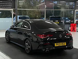 Used 2021 Mercedes-Benz Cla AMG Coupe Black - Interior and Exterior details 9