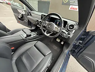 Used 2021 Mercedes-Benz Cla AMG Line Blue - Interior and Exterior details 12
