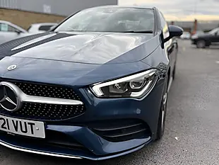 Used 2021 Mercedes-Benz Cla AMG Line Blue - Interior and Exterior details 19