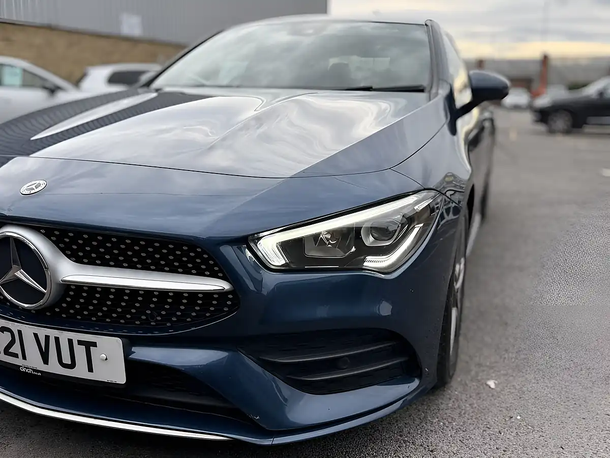 Used 2021 Mercedes-Benz Cla AMG Line Blue - Interior and Exterior details 19
