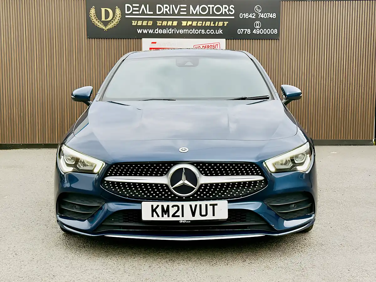 Used 2021 Mercedes-Benz Cla AMG Line Blue - Interior and Exterior details 2