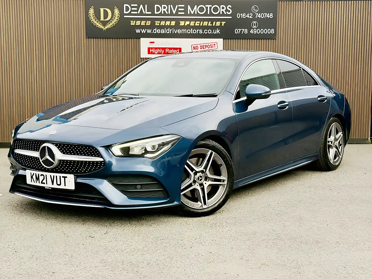Used 2021 Mercedes-Benz Cla AMG Line Blue - Interior and Exterior details 3