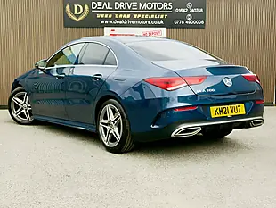 Used 2021 Mercedes-Benz Cla AMG Line Blue - Interior and Exterior details 4