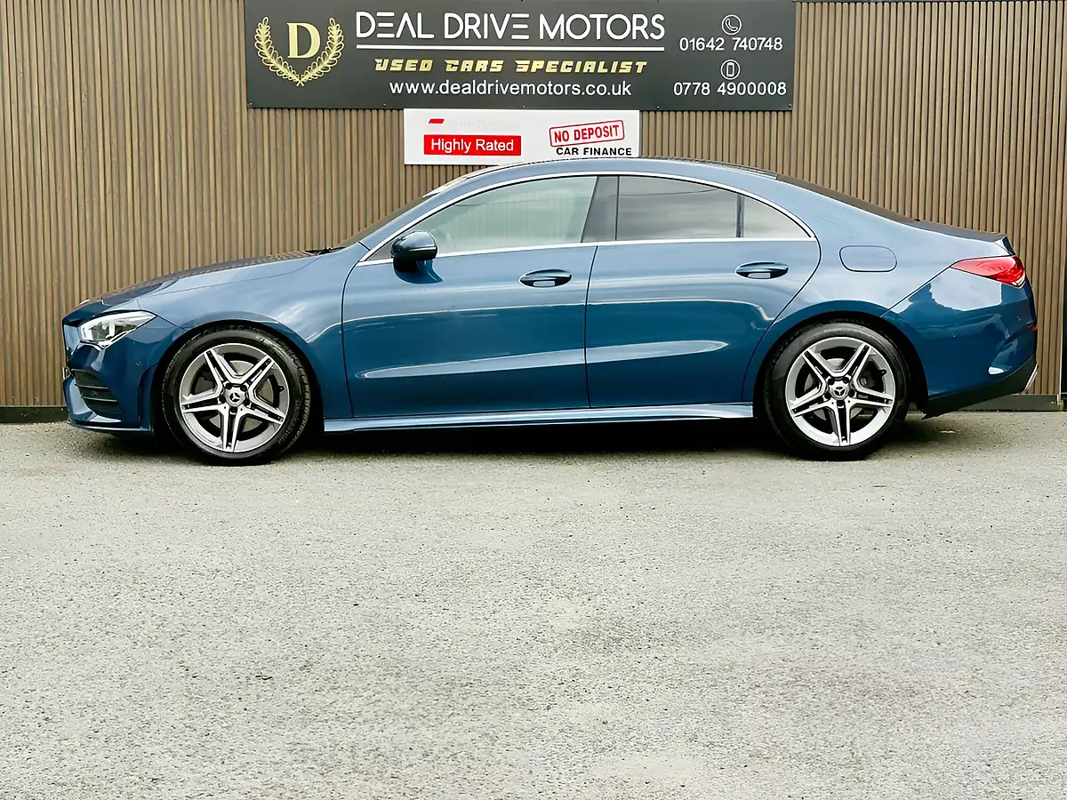 Used 2021 Mercedes-Benz Cla AMG Line Blue - Interior and Exterior details 5