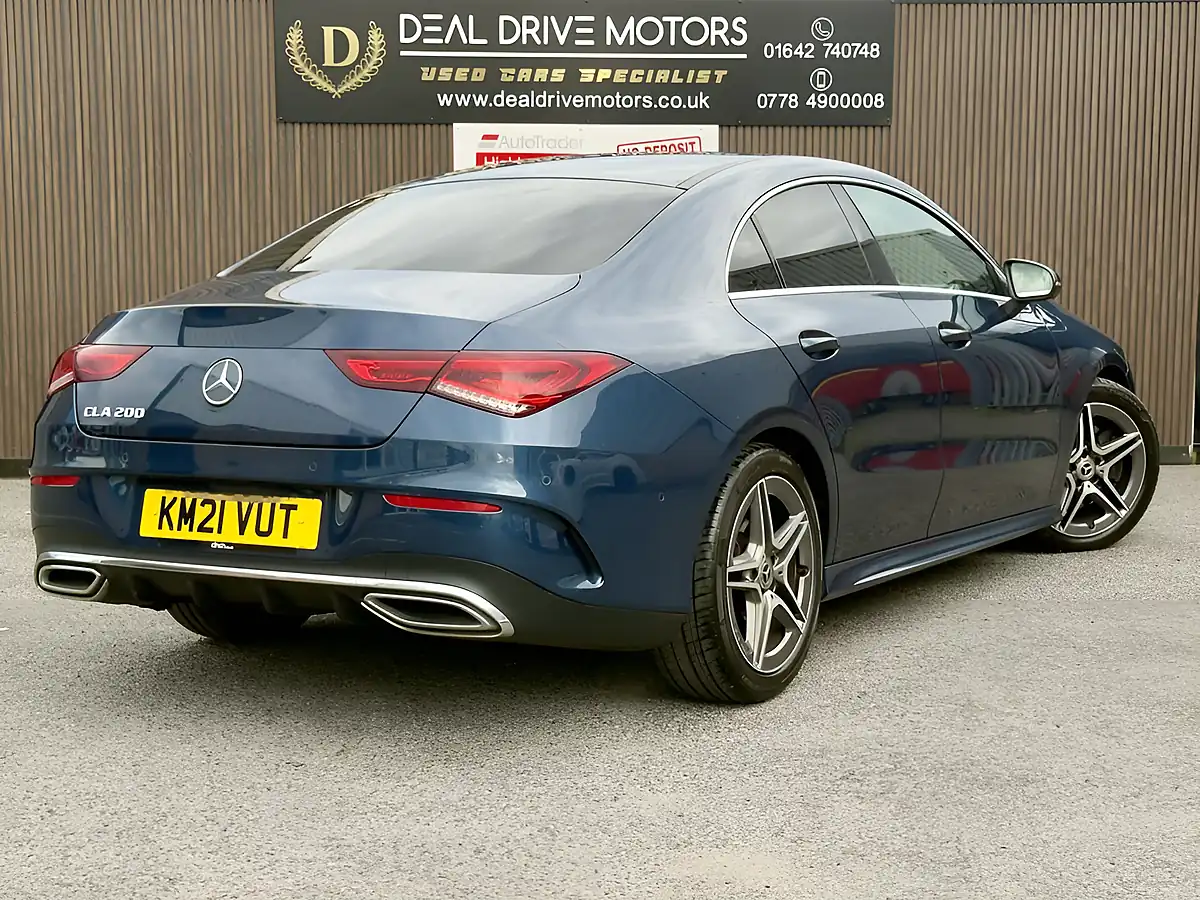 Used 2021 Mercedes-Benz Cla AMG Line Blue - Interior and Exterior details 7