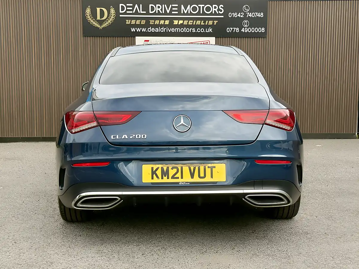 Used 2021 Mercedes-Benz Cla AMG Line Blue - Interior and Exterior details 8
