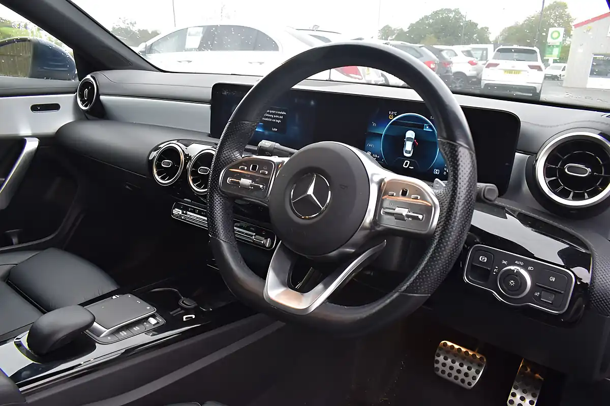 Used 2021 Mercedes-Benz Cla AMG Line Denim Blue - Interior and Exterior details 9
