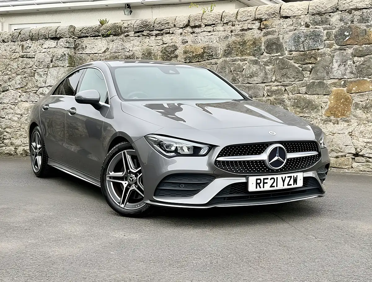 Used 2021 Mercedes-Benz Cla AMG Line Grey - Front View