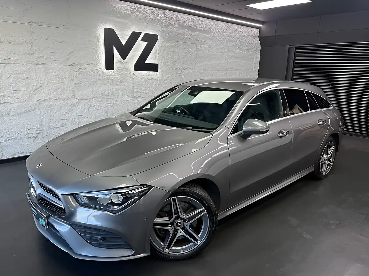 Used 2021 Mercedes-Benz Cla AMG Line (premium) Grey - Front View